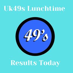 UK 49's Lunchtime Results for 2015.